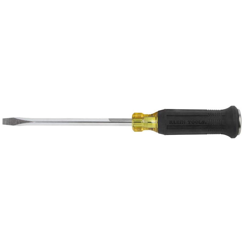 Klein Tools 85442DD Screwdriver Set, Demolition Driver, 1/4-Inch and 5/16-Inch Keystone Tips with Plated Metal Strike Cap, 2-Piece
