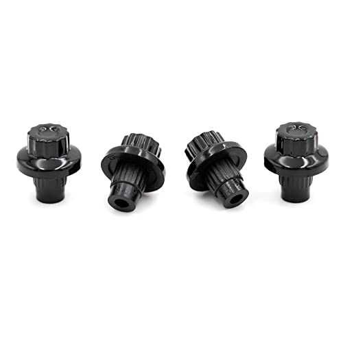 RTRHINOTUNING Black Wheel Rim Rivets Decorative Bolts 7.2 mm Shank Dia.