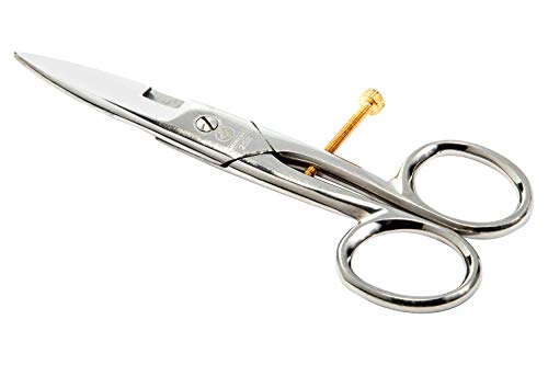 Mundial Buttonhole Scissors – Adjustable Sewing Scissors for Cutting Buttonholes, Dressmaking, Quilting, Embroidery & Craft Projects – 4.5" Stainless Steel Sewing Tool