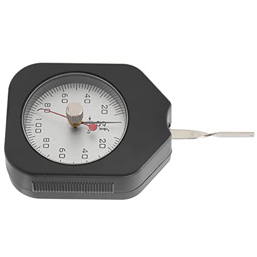  [AUSTRALIA] - Kadimendium SEG‑100‑2 Dial Tension Meter Tester Pocket Gram Force Meter Double Pointer 100g Tension Meter for Dial Measuring Instrument