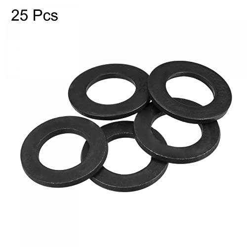 uxcell 3/4-Inch Flat Washer, Alloy Steel Black Oxide Finish Pack of 25 3/4 Inch
