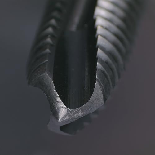 Tools M12 x 1.75 Spiral Point Threading Tap, Metric Machine Threading Tap High Speed Steel Cobalt(HSSCo) with AlTiN Coating, Round Shank with Square End， H2 Tolerance, 2pcs M12x1.75mm JIS POT 2pcs