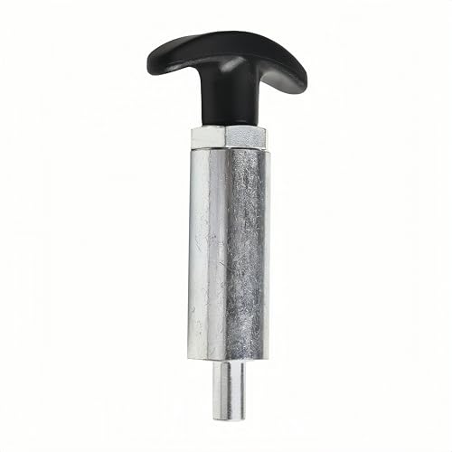 Handle Locking Spring Loaded Pull Pin /Pop Pin Shank,Steel Tire Carrier Pin Handle Knob Round Nut (2Pack, 5/8" Diameter) 2Pack
