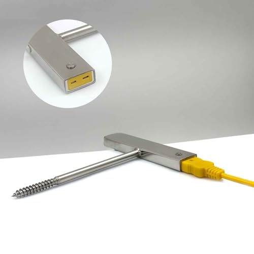 PerfectPrime TL7803 K-Type Thermocouple Probe with Screw-in tip 392°F TL7803 K-Type Screw-in