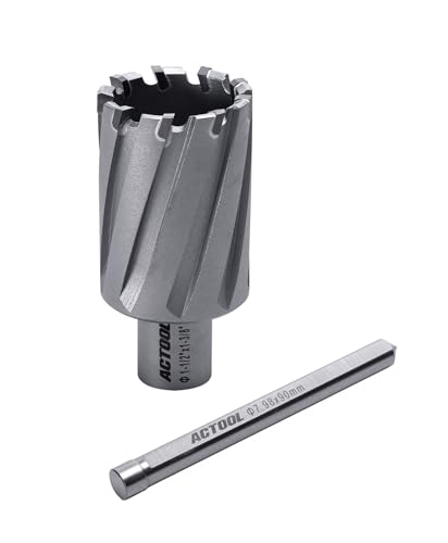1-1/2'' Diameter x 1-3/8'' Depth of Cut Carbide Tipped TCT ANNULAR Cutter with 3/4'' Weldon Shank 1-1/2'' x 1-3/8''