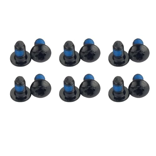 M5 Water Bottle Cage Bolts T25 Torx Bike Screws 12PCS Black