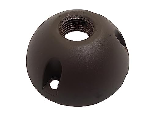 Ironsmith Lighting Products Aluminum Mounting Plate, Heavy Duty Surface Flush Mount for Low Voltage Outdoor Landscape Lighting, Easy to Install, ‎Solid Metal Construction (4/PK) 4
