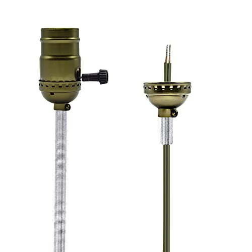 ECUDIS All Thread Pipe Lamp Rod, Lamp Repair Hardware Assortment
