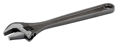 Bahco BAH8069RUS 4" SAE Adjustable Wrench, Black, Tapered Jaws, Scale 4-inch