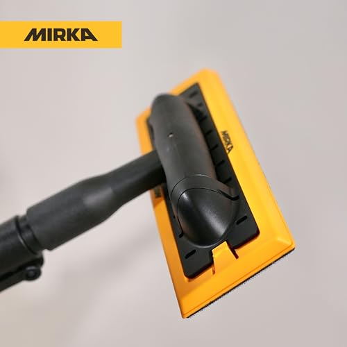 Mirka DecoSander 3×9 in Sanding Pad – Rectangular Grip Backing Plate for Wall & Ceiling Sanding, Precision Corner & Detail Sanding, Dust-Ready Compatible