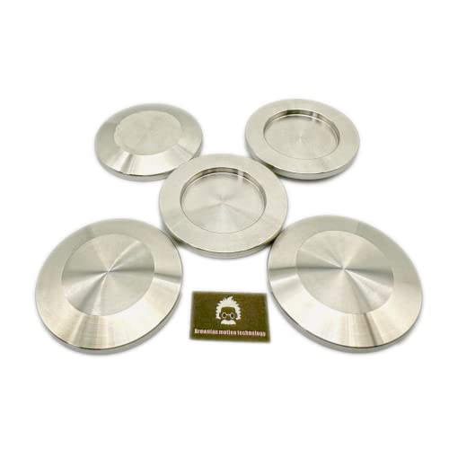 KF25 NW25 ISO-KF25 Flange Cap Flange Blind Flange Blank (Pack of 5 PCs, 316L) 316L KF25 5 PCs
