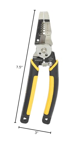 Southwire - 65028140 Tools & Equipment S816SOLHD Forged Wire Stripper: Strips 8-16 AWG SOL And 10-18 AWG STR; Shears 6-32 & 8-32 Bolts; Linesman Head; Heavy Duty Forged Steel One Size