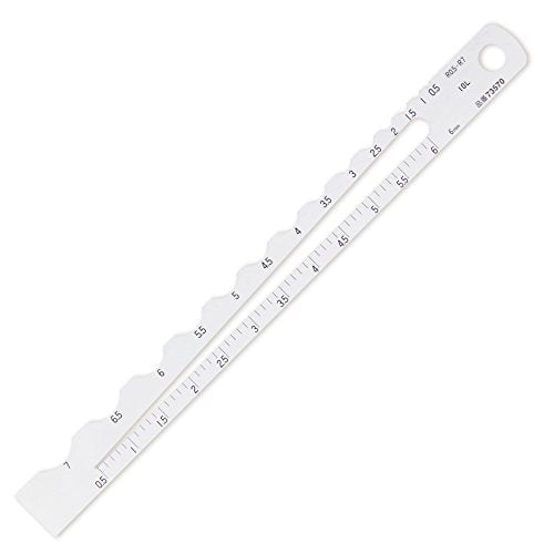 Shinwa Sokutei Radius Scale A-1 R0.5-7 73570