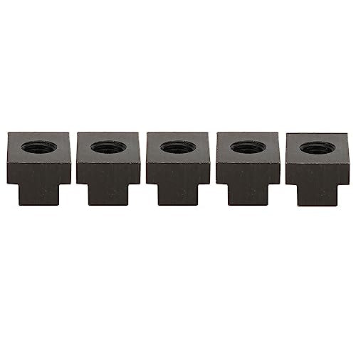 Pissente 5pcs T Slot Nuts Thread Black Oxide