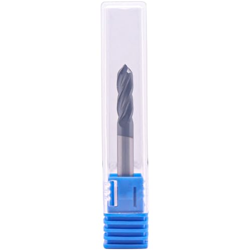 4 Flute 90° Solid Carbide Drill Mill Set(5Pcs, 3/16"), AlTiN Coated 5Pcs 3/16"