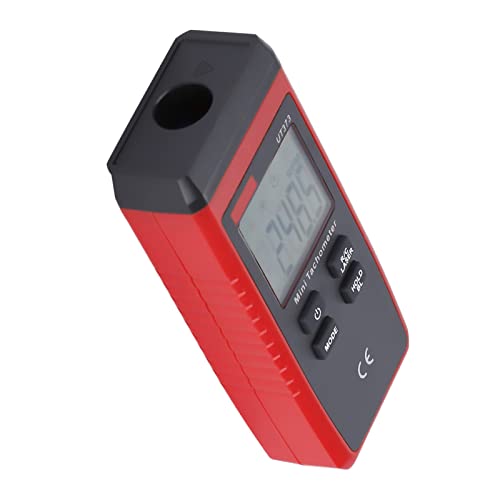 Noncontact Digital Tachometer for Small Engine,LCD RPM Speed Meter UT373 Mini Non-Contact Tachometer