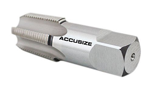 Accusize 3/4"-14 HSS Taper Pipe Tap - NPT, NPT-34 | 3/4"-14, 5 Flutes, 3-1/4" OAL, HSS Taper Pipe Tap - NPT 5 Flutes, 3/4"-14