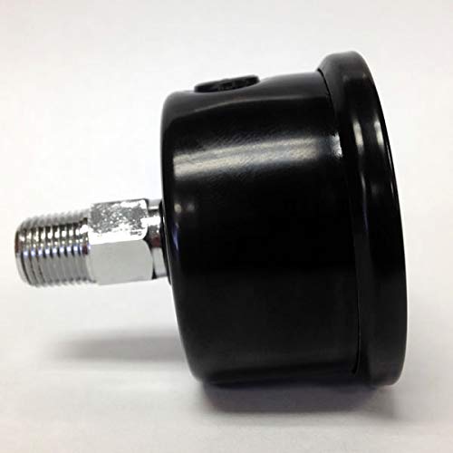 Marshall Instruments MSB00100 Liquid Filled Fuel/Oil Pressure Gauge Black