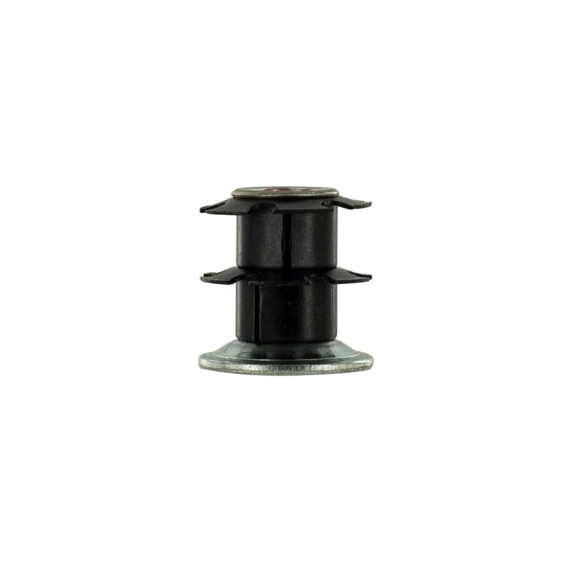 Outwater 1" Round Tube Caster Insert, 3/8-16 Thread, 20-Pack 20 Pack