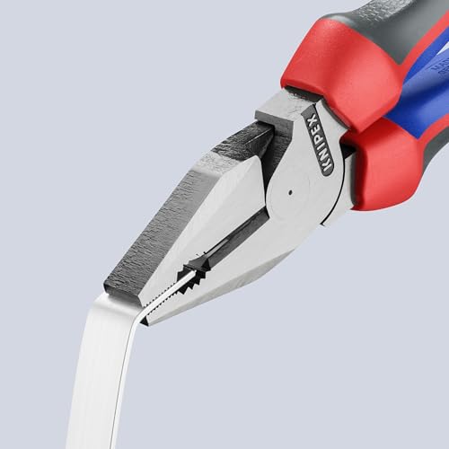 KNIPEX Tools - High Leverage Combination Pliers, Multi-Component (202225), 9 inches Comfort Grip