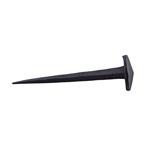 Renovators Supply Manufacturing Black Wrought Iron Clavos Nails 4 3/4 Long Large Decorative Clavos Black Powder Coated Home Farmhouse Nails for Wooden Barn Door, Gate, Window or Shutters Pack of 1