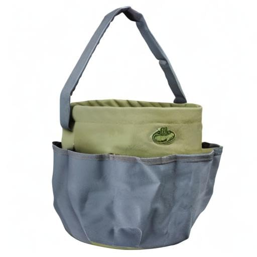 Esschert Design Round Garden Tool Bag, Gray Single