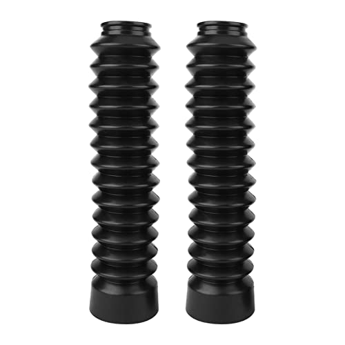 KIMISS 2 Pcs Motorcycle Rubber Front Fork Boots Universal Motorcycle Bike Front Fork Cover Gaiters Gators Boots GLF