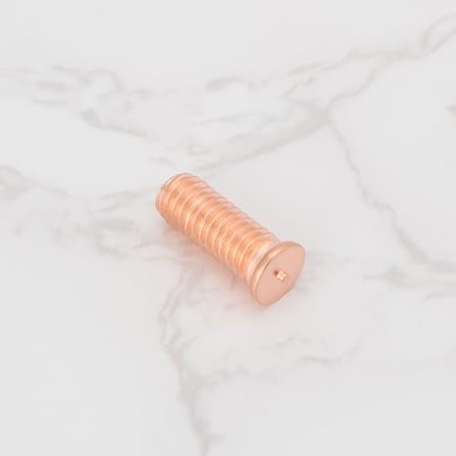 200Pcs M6x16 Carbon Steel Copper Plated Stud Weld Spot Plated Copper Welding Screw Solder Point Nail Bolt or Capacitor Discharge