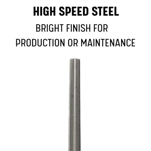 Drill America #7 High Speed Steel Straight Flute Taper Pin Reamer, DWR Series