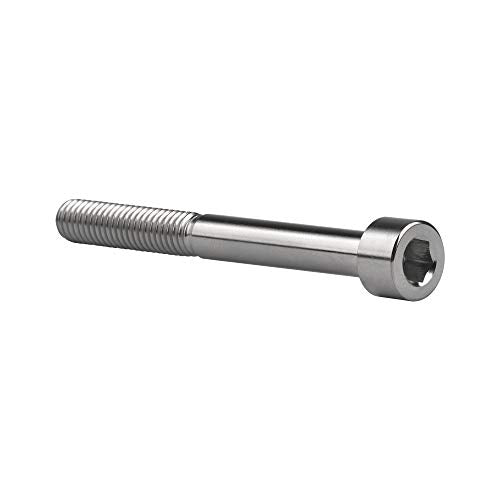 Titanium M6 Socket Bolt Allen Hex Screws (M6x60mm, Normal Titanium) M6x60mm