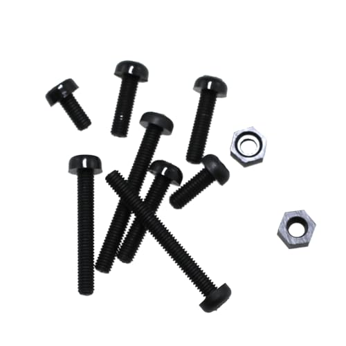 350PCS M3 Nylon Phillips Head Screw and Nut Set Industrial Hardware Fastener Flat Washers Assortment Kit