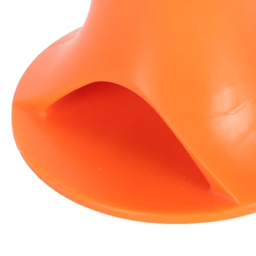 Liquid Glue Holder Stand, Sturdy Nontip Leakproof Bottle Storage Organizer for Scrapbooking Crafts Thick Plastic Orange Single