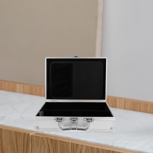 DOITOOL Aluminium Carrying Case, Silver, Square-Corner Design