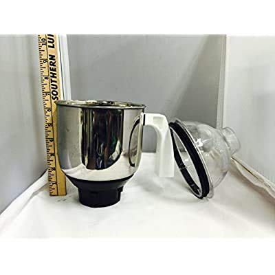 Preethi MGA 513 Mixer Jar for Eco Twin, Eco Plus/Chef Pro and Blue Leaf, 1.50-Liter, Silver