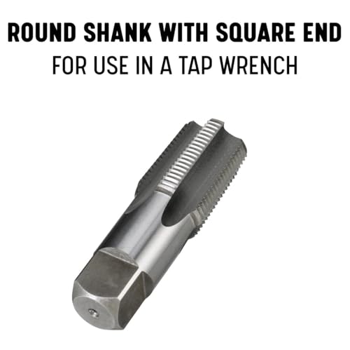 Drill America 3/8" NPT High Speed Steel 4 Flute Pipe Tap (Pack of 1), T/A Series 3/8"-18