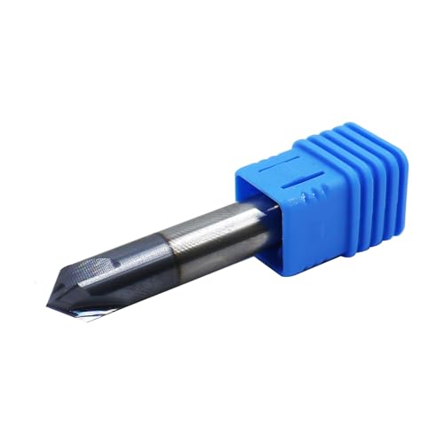 3/8in Solid Carbide End Mill, Chamfer Mill-Double End, 4 Flute 3/8in, 4 Flute
