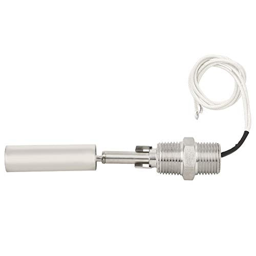 Water Level Controller Sensor, Liquid Water Level Sensor Switch Side Mounted 304 Stainless Steel 1/2NPT Male Thread DC0-110V for Water Dispensers, Water Heaters