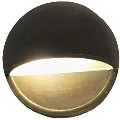 Ironsmith Lighting Products Solid Brass Puck Light Fixture - Oil Rubbed Bronze Finish, Efficient 12 Volt 2 Watt LED Light Bulb, Halogen and LED Lamp Compatible - Outdoor Landscape Lighting