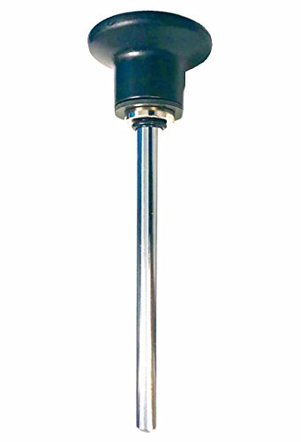 MAGNETIC Pin, Tensile (3/8" Dia ) Universal Weight Stack Heavy Duty SELECTOR KEY - Deluxe Jumbo 1-3/4" Dia BLACK Round Knob - World Class Hitch PINS - Various Locking space n Size - by SBD 4.25 Inches Qty 1