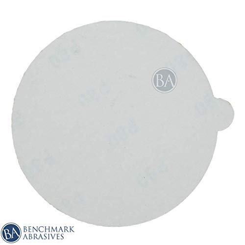 Benchmark Abrasives 5" PSA Gold Adhesive DA Sanding Discs Aluminum Oxide Grains Designed for Surface Blending Edge Sanding General Stock Removal Orbital Sanders (50 Pack) - 120 Grit