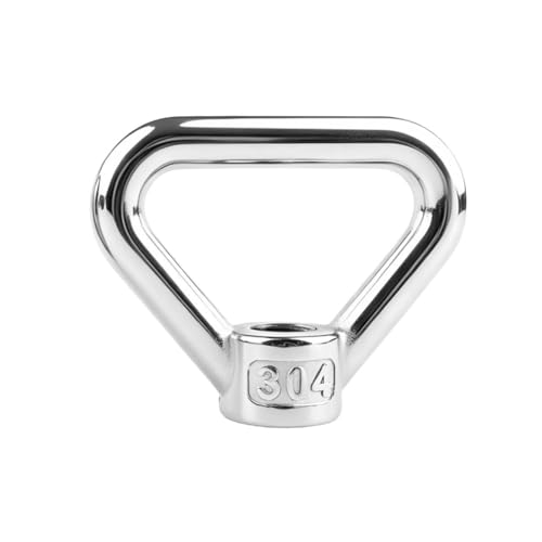 304 Stainless Steel Eye Nut M14 Triangle Shape Ring Lifting Eye Nuts 5PCS