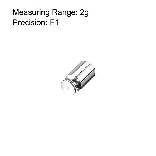 uxcell Gram Calibration Weight 2g F1 Precision Stainless Steel for Digital Balance Scales