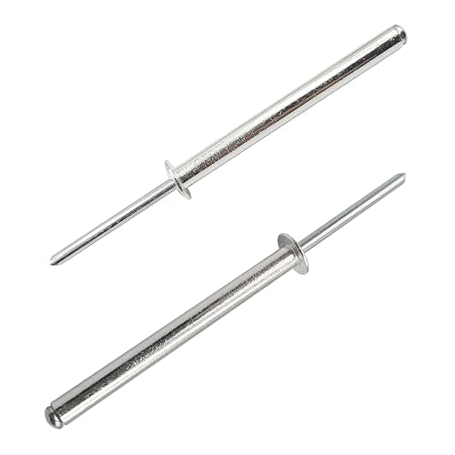 50Pcs Aluminum Extra Long Blind Rivets, 3/16"x3-5/32" (M4.8x80mm) 3/16"x3-5/32"