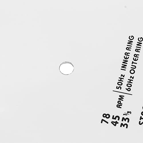Turntable Strobe Disc Stroboscope Mat, Stroboscope Disc Rotational Speed Detection Turntables Calibration Disc for Record Player