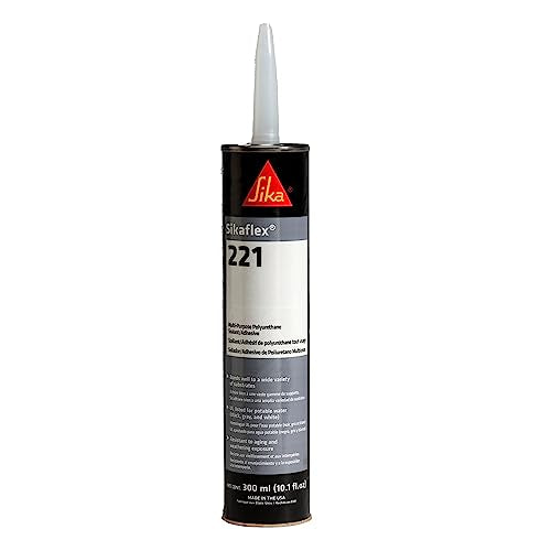 Sikaflex 291 10.1oz and Sikaflex-221 10.1oz Black Multi-Purpose Marine Grade Polyurethane Sealants and Adhesives
