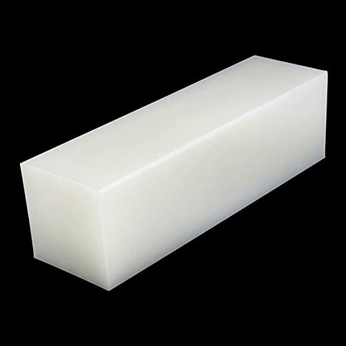 Powernail UHMW Ultra High Molecular Weight Polyethylene Tapping Block for Engineering, Flooring, DIY, White (8" x 2.4" x 2.4") 8" x 2.4" x 2.4"