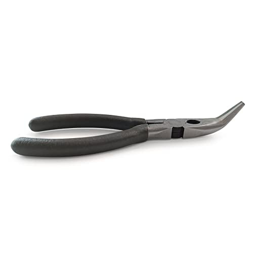 Angled Long Needle Nose Pliers 3 Pcs Set – 11” & 7” & 6" 90/45 Degree Bent Nose Pliers
