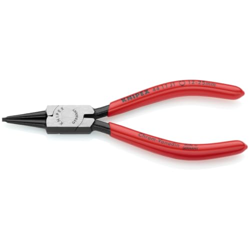 KNIPEX Tools - Circlip Pliers, Internal, Straight, 3/4"-2 23/64" Bore Dia. (4411J2), 7.25 Red 7.25-Inch Classic
