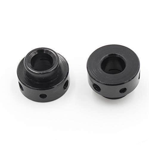 2Pcs Universal Car Window Handle Winder Riser Replacement Winder Crank Riser Window Handles Aluminum Alloy (Black) Black