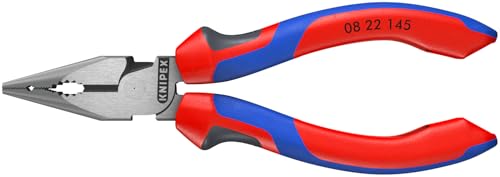 Knipex Tools 08 22 145 SBA, 6" Needle Nose Combination Pliers - Comfort Grip